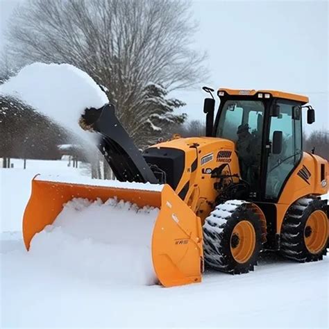 skid steer blowing snow|skid steer snow blower manufacturers.